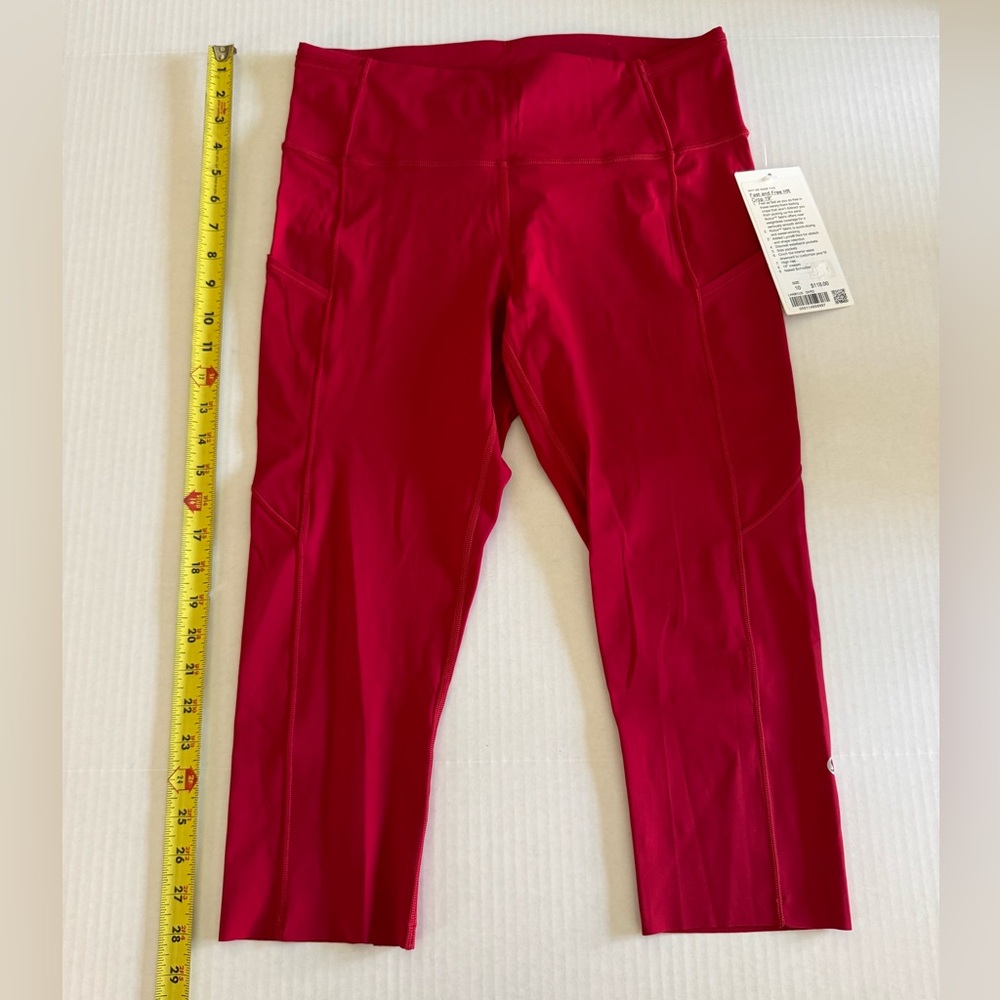 Lululemon Athletica Fast and Free HR Crop 19” - Picture 7 of 7